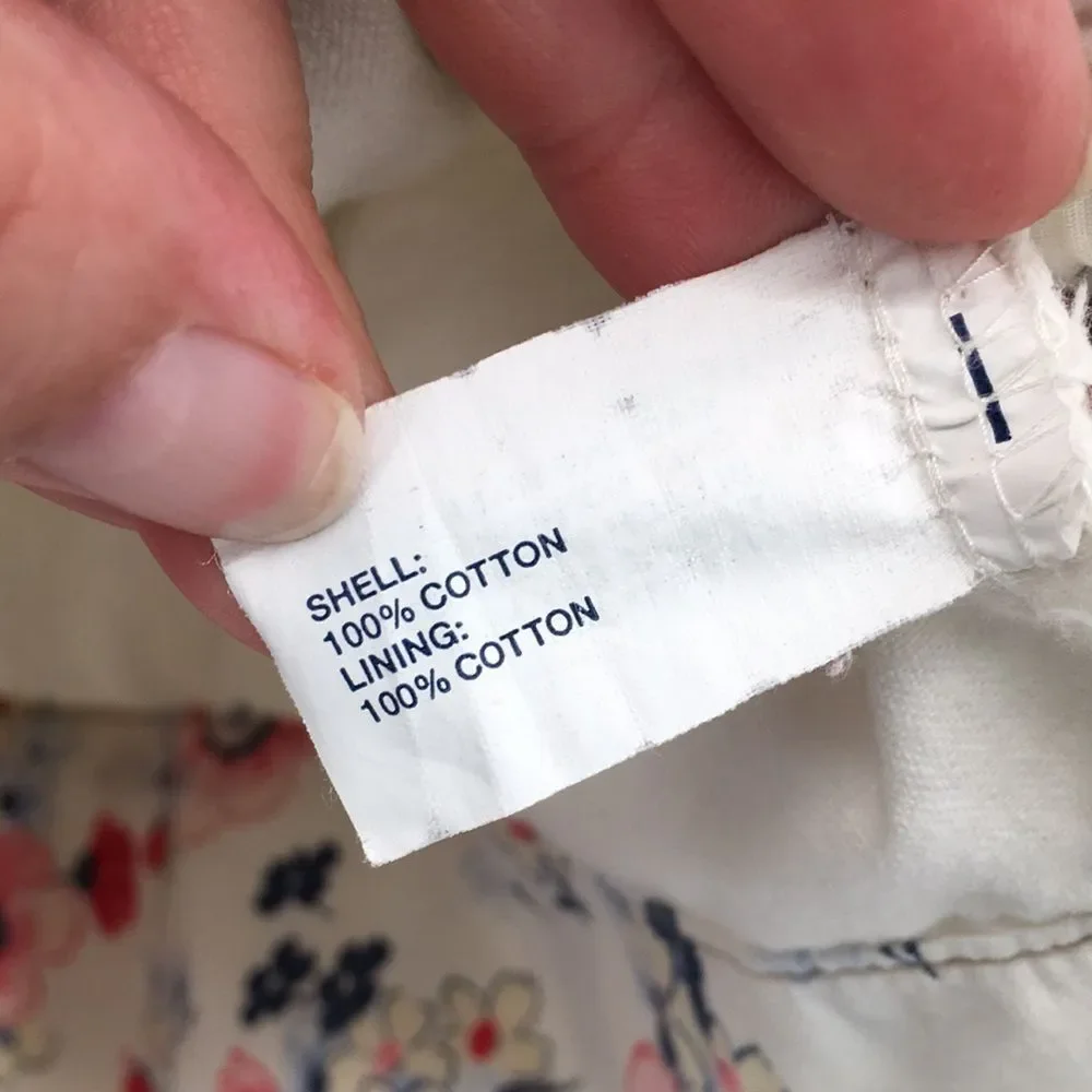 GAP Cream Double-Breasted Short Pea Coat